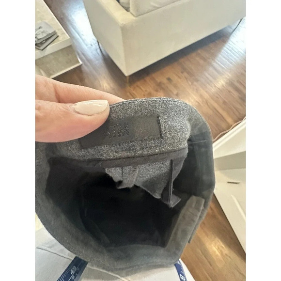 ATM Anthony Thomas Melillo Ponte Slim Pants Sz 4 Gray Mid Rise Cuffed M0348 - Picture 9 of 15